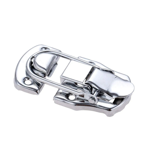 Vintage Metal Key Hasp Lock 70 By 35mm Durable Antique Jewelry Box Lock Latch in chrome finish