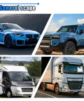 General scope of vehicles including sports cars, SUVs, motorhomes, and trucks suitable for various terrain and climates.