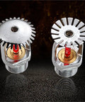 Pro Grade Fire Sprinkler Heads 5 Piece Set Slick Downward Spray 68 Celsius Activation Half Inch Pipe Thread detailed view