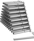 Low Profile Invisible Cable Railing Kit For 3/16 Inch Cables With T316 Stainless Receivers And Swage Stud Ends, 60 Pack