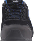 Rio Black Industrial Work Shoe With Aluminum Toe Cap, Oil And Slip-Resistant Outsole, IdCELL Heel Shock Absorption, Meets ASTM F2413-18