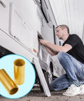 Dunzy six-piece brass trailer leaf-spring bushing kit for double-eye axles, 9/16 in ID, 11/16 in OD