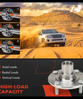 Front Wheel Hub Assembly 4-Lug For Nissan Sentra 2002-2006 L4 2.5L Models Front Left Or Right Wheel Hub Replacement