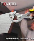 9.5 Inch Ceiling Grid Punch Tool For Suspended Ceilings, Heavy Duty Hole Punch Pliers for metal sheet with compound leverage