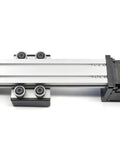 100mm Travel Linear Motion Guide With Sfu1605 Ball Screw And Nema23 Stepper Motor For DIY CNC Router X Y Z Actuators Heavy Load Support Up To 30kg Horizontal And 15kg Vertical 0 To 100mm Per Second, side view