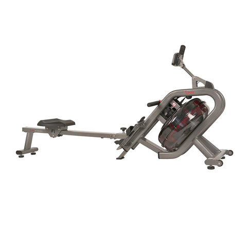 Phantom Hydro Water Rowing Machine With Realistic Water Resistance 60 Degree Tank 16 Hydro Blades For Max Resistance Performance Monitor