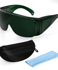 Industrial Grade Shade 5 Welding Goggles Built Different For Serious Eye Protection And Anti Fog Side Vents Ideal For Plasma Cutting And Soldering Tasks ANSI Certified Tough As Nails Polycarbonate Lenses with carrying case and cleaning cloth.