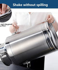 Straight Up 304 Stainless Steel Milk Can Jug Beverage Dispenser crafted for reliable daily use with silicone seal feature.