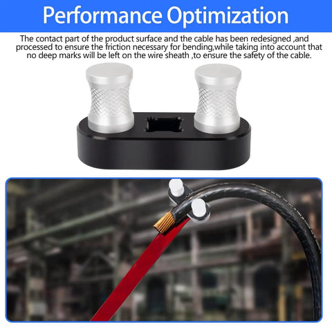 Heavy Duty 500 MCM Cable Bender Tool For Electricians with aluminum knobs for optimized cable bending performance.