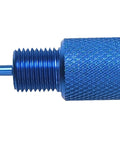Pro Shop Grade Brake Proportioning Valve Bleeder Tool Compatible With Gm Combination Valves Pv2 Pv4, blue aluminum tool for easy use.