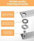 Heavy Duty Pivot Hinge For Wood Doors With 360 Degree Rotation Invisible Concealed Pivot Door Hardware shown with steel materials
