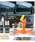DIY Windshield Chip Repair Kit 2 Pack With UV Activated Resin, Advanced Injection Head And Suction Cup, Car Glass Repair