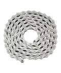 6/7/8 Speed Bike Chain For Road And Mountain Bikes, Full Silver Plating, 116 Links, Compatible With Shimano And SRAM