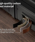Expandable Under Desk Cable Management Tray Clamp-On For Home Office And Standing Desk, Heavy Duty Carbon Steel Hidden Cord Organizer, No Drill Installation material detail