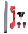Heavy-Duty Benchtop Quick Clamp With 20mm Extended Aluminum Alloy Build And Two Dovetail Pins For Woodworking components displayed