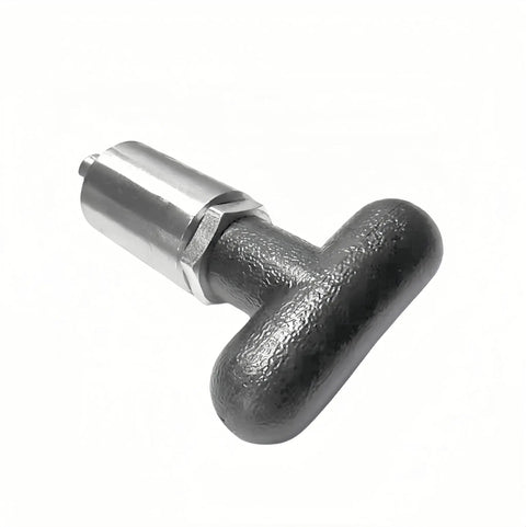 Top Shelf Steel T Handle Spring Loaded Pull Pins For Gym Equipment, 3/8inch steel pins for quick release in gym racks.