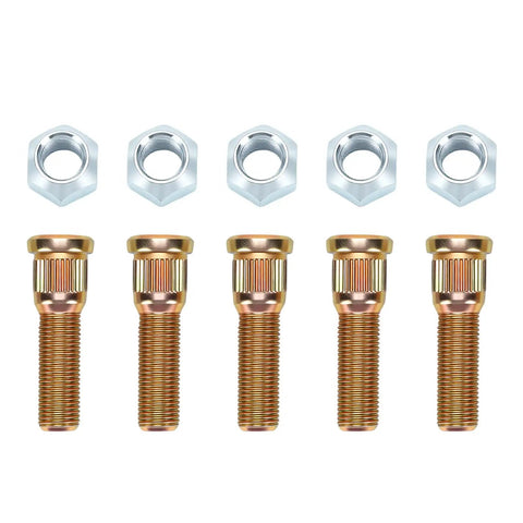 Top Tier 12 Point Wheel Studs And Lug Nuts Kit For Cars Trucks With 1/2 In 20 Fine Thread Heavy Duty Hardware Upgrade That Guarantees A Secure Fit So You Can Roll Out With Total Confidence And Peace Of Mind On Any Road Or Trail Today.