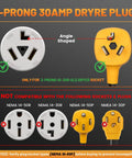 3-prong 30 amp dryer plug compatibility chart for Slick Plug And Play Nema 10-30 Adapter For Tesla Gen 2 Mobile Charger.
