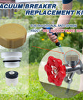 Vacuum breaker replacement kit from All In One Universal Outdoor Faucet Repair Kit With Teflon Tape Vacuum Breaker Replacement Anti Siphon Frost Free Hose Bib Sillcock Valve One Pack DIY Friendly Easy Install For Leaks And Low Water Flow