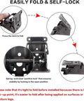 Dang Sturdy Foldable Hinges For Coffee Tables And Wooden Stools 90 Degree Right Angle Self Locking design showing folding mechanism and latch.