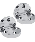 Built To Last Zinc Alloy Table Flap Hinges Set Of 2 For Furniture, 54x35x7 mm, heavy duty folding hardware, close-up view