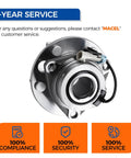 2PCS Front Left/Right Wheel Hub & Bearing Assembly 513087 for 1991 to 1999 GM Vehicles with ABS, three-year service offer