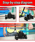 Step-by-step guide for using Heavy Duty 2-In-1 Emt Pipe Bender With Offset Design for precise conduit bending.