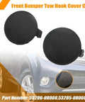 Left And Right Front Bumper Tow Hook Cover Caps For Toyota RAV4 2013 2014 2015 2 Pack Replacement Tow Eye Covers