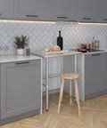 24 Inch By 30 Inch Heavy Duty Stainless Steel Work Table With Open Base For Commercial Kitchens And Garage Workshops in modern kitchen.