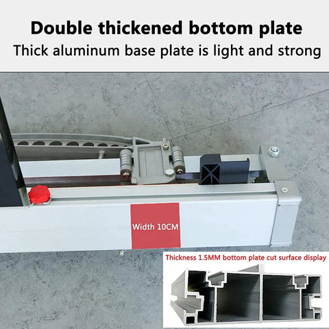 600mm To 1000mm Manual Tile Cutter With Double Thick Aluminum Base Plate Design