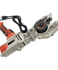 Portable Electric Rebar Socket Screw Wrench With 2600W Pure Copper Motor, Steady Double Chuck, Adjustable Torque And Speed For 16 To 40Mm Steel Bars, Real Deal Rig For Hardcode Job Sites, showing power tool with cable.