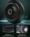 Beefy Harmonic Balancer Crankshaft Pulley For Honda And Acura Cars, featuring dynamic balance test hole and blackening treatment