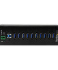 Rock Solid 10 Port USB 3.0 Hub With 5Gbps Speed And 65W Power Beast Features Heavy Duty Metal Casing ESD Surge Protection