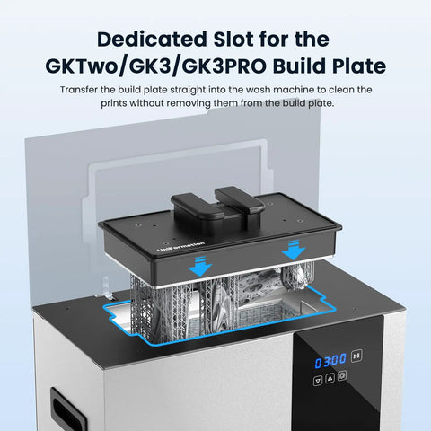 40 Kilohertz Ultrasonic Resin Cleaner And Wash Station For 3D Prints Hella Easy Sla Dlp Model Scrubber That Knocks Out Uncured Residue Fast Using Isopropyl Alcohol