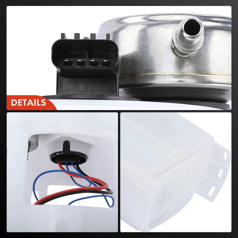 Close-up of Electric Fuel Pump Module Assembly With Sending Unit For Dodge Ram 1500 2002 2003 3.7L 4.7L-5.9L Replacement 5072763AA