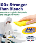 Hypochlorous Acid 500 PPM Multipurpose Cleaner For Home Use Clean Floors Counters Appliances And More With A Non Toxic Family Safe Pet Friendly Formula Ideal For Kitchens Bathrooms Refrigerators And Surfaces; 0.046% active ingredient