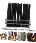 Essential Cylindrical Punch Set For Woodworking And Metalworking, Pro Grade Hole Making And Repair on metal rack