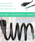 Heavy Duty 6 Foot 12 Gauge 3 Prong Replacement Power Cord Cable 110V 120V 15 Amp Plug For Appliances Power Tools And Dishwashers 12 AWG 3 Conductor Wire Pigtail