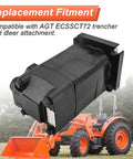 HMK 400 Hydraulic Motor Replacement Built Like A Tank For Agt ECSSCT72 Trencher Skid Steer Rig close-up view showing compatibility.