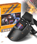 Auto Darkening Welding Helmet With Portable Foldable Design And Solar Power True Color Shield For Beginners with packaging