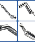 Compact 39mm Stroke Telescopic Linear Actuator with Adjustable Speed DC 3 To 12V Mini Reciprocating Motor shown in multiple angles