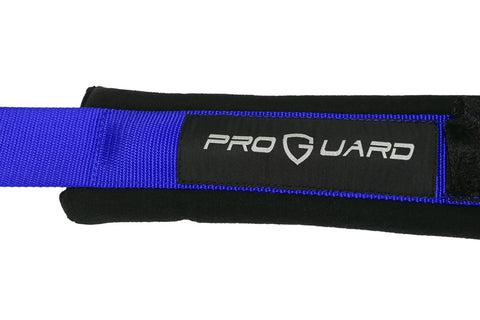 Close-up of Blue 4 Point Harness With 2 Inch Straps For Universal UTV Off Road Use Built To Last Tough As Nails Safety Harness Two Pack