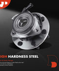 2 Pack Front Wheel Bearing And Hub Assembly For Ford F-150 And F-250 7-Lug ABS 4WD 1997-2004 Heavy Duty Roller Bearing