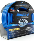 Lightweight Yet Durable Rubber Air Hose Three Eighths Inch By Fifty Feet, 300 PSI, 100 Percent Rubber, Ozone Resistant