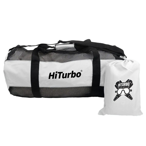 100L Mesh Dive Duffel Bag For Scuba Snorkeling Freediving And Swimming Gear With Quick Drain Mesh Easy Rinse And Shoulder Strap