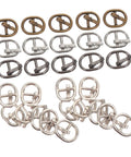 150 Pcs Miniature Alloy Buckles For Doll Clothes Shoes Belts Quick Release Metal Fasteners For Sewing And DIY Craft Projects