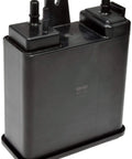 Black evaporative emissions vapor canister replacement for select vehicles, direct fit charcoal canister, restores emissions performance