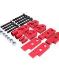2 Inch ATV Lift Kit For 450 660 700 Models Red Aluminum Steel Lifting Tool components on white background