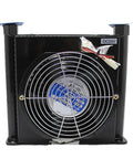25 Liters Per Minute Hydraulic Oil Cooler With Aluminum Alloy Radiator And Heat Exchanger, 1.35 KW Cooling Capacity, DC 24V