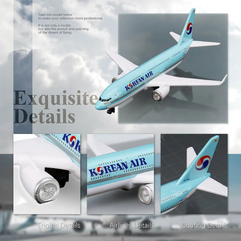 One Four Hundred Scale Korean 380 Plane Model Aircraft Die Cast Alloy Miniature For Collectors And Desktop Displays Ultra Real Detailing